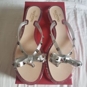 Authentic Valentino flip flops